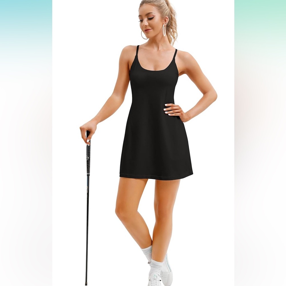 Women’s Tennis Golf Dress with Built in Bra and Straps NWT Size Medium
